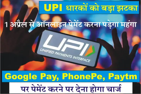 UPI Charges, Google Pay, PhonePe, Paytm, How much interchange fee will have to be paid on payment from UPI, NPCI, New rules for UPI payment